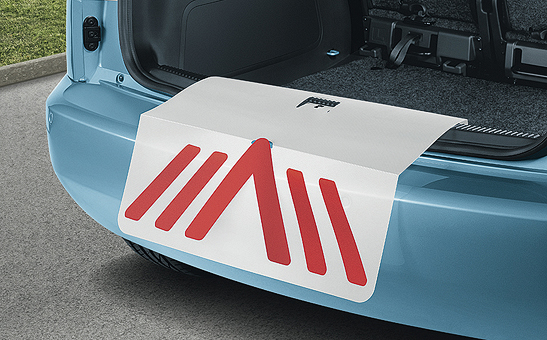 Krycia fólia zadného nárazníka ROOMSTER