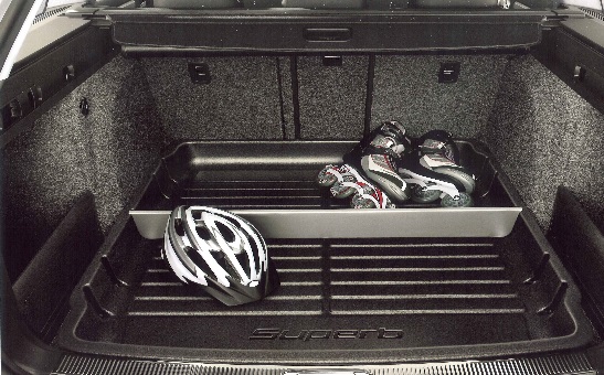 ALU partition for the plastic tray