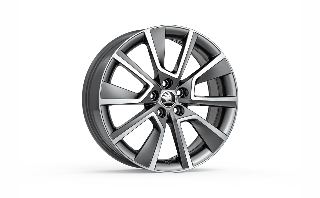 Alloy wheel BRAGA 17" for FABIA III, RAPID