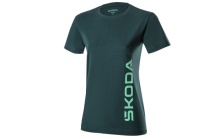 Women's T-shirt Škoda emerald