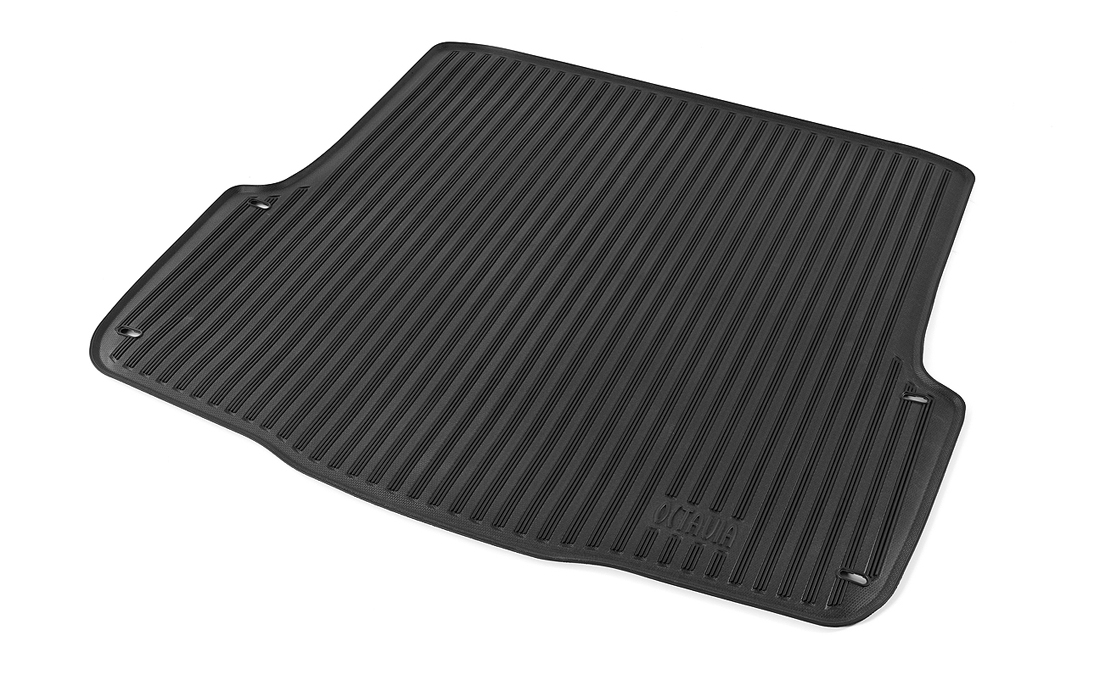 Textile rubber carpet for the luggage compartment Octavia II Combi 