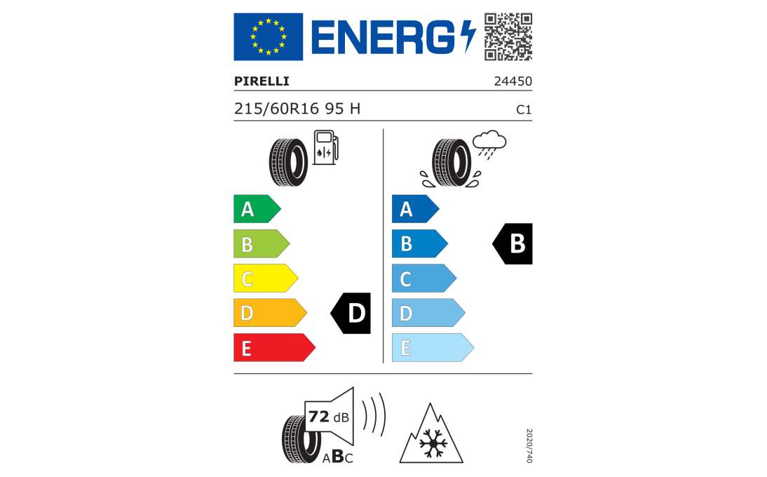 Complete winter steel wheel 16" for Superb III