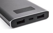 Kovová externá batéria