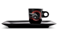 Porcelánová šálka s tanierikom Škoda Icons Popular 55 ml