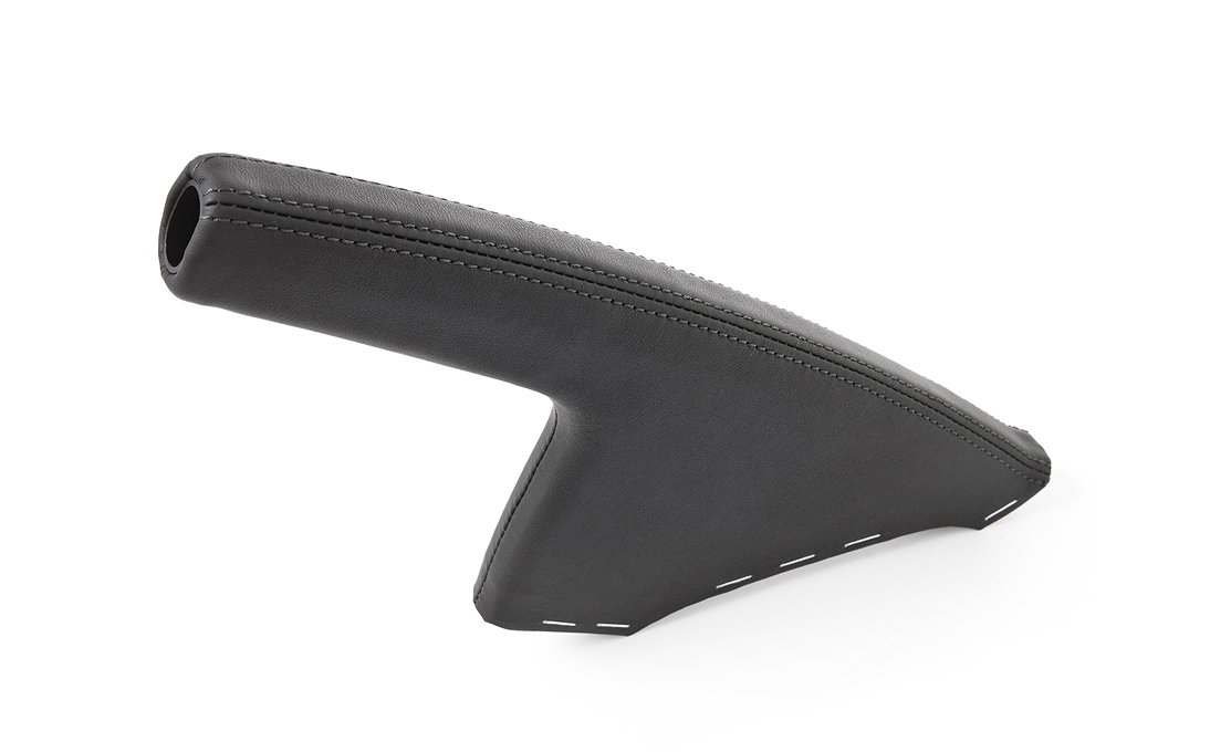 Leather handbrake grip