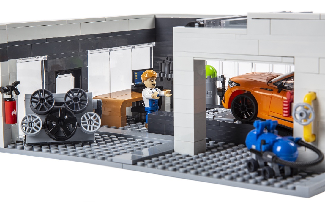 Building blocks Škoda service station