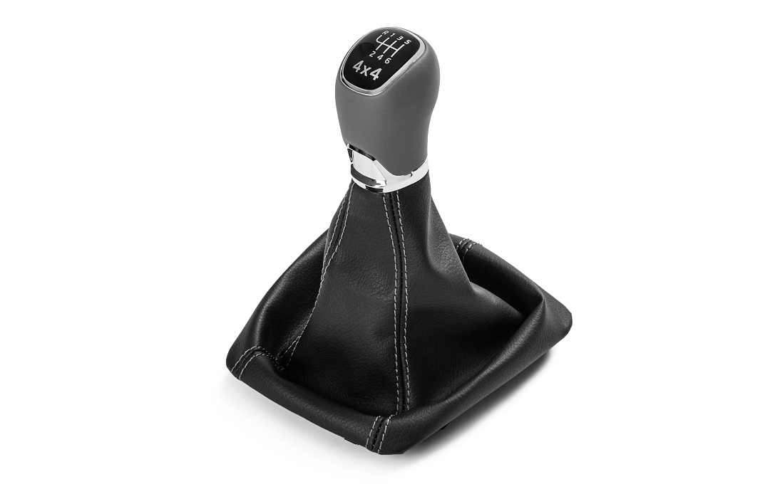 Leather 6° gear shift knob and sleeve YETI 4x4