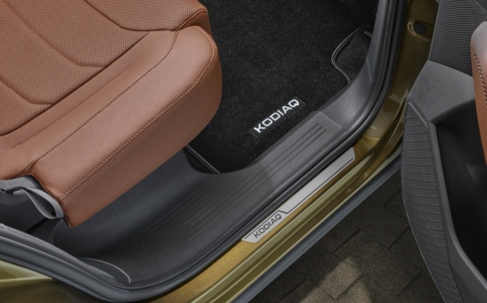 Dekoratívne prahové lišty Kodiaq