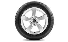 Complete winter alloy wheel Dione 16" for Fabia III