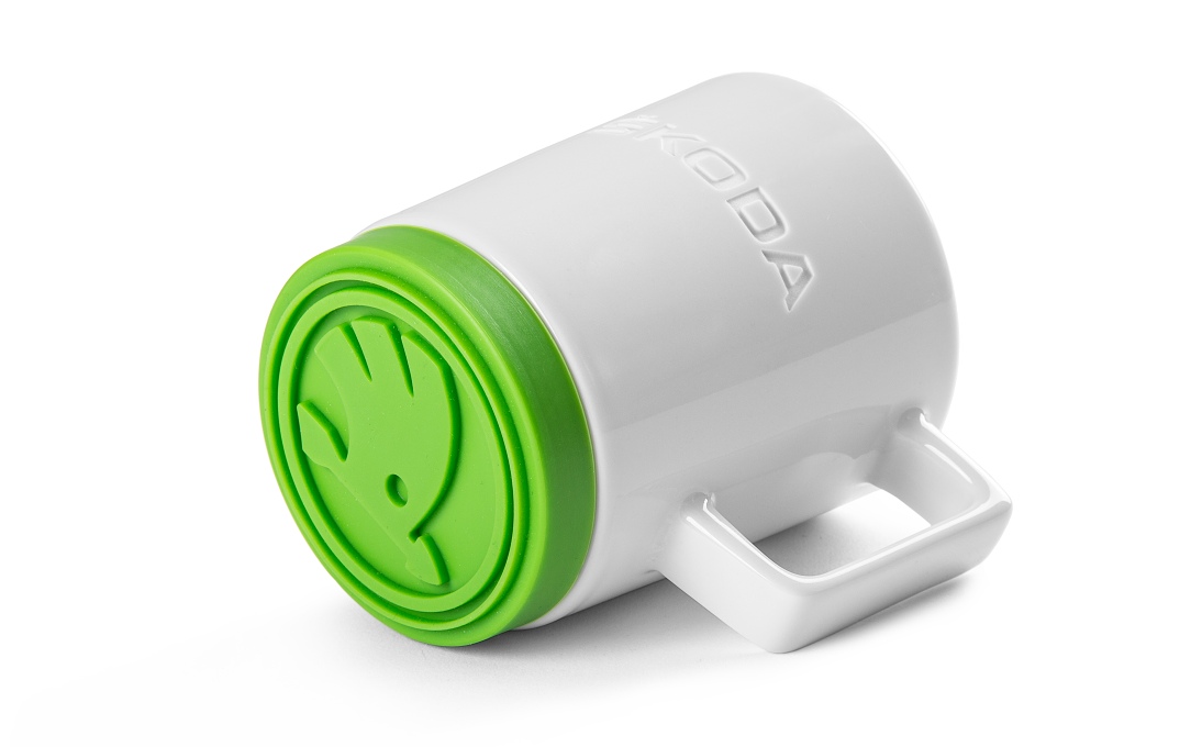 Mug with green silikone Pad