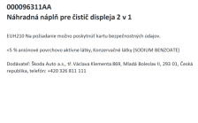 Náhradná náplň pre čistič displeja 2 v 1