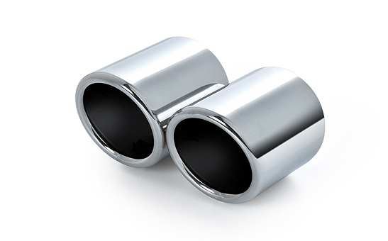 Welded tailpipe tip for Yeti vehicles
