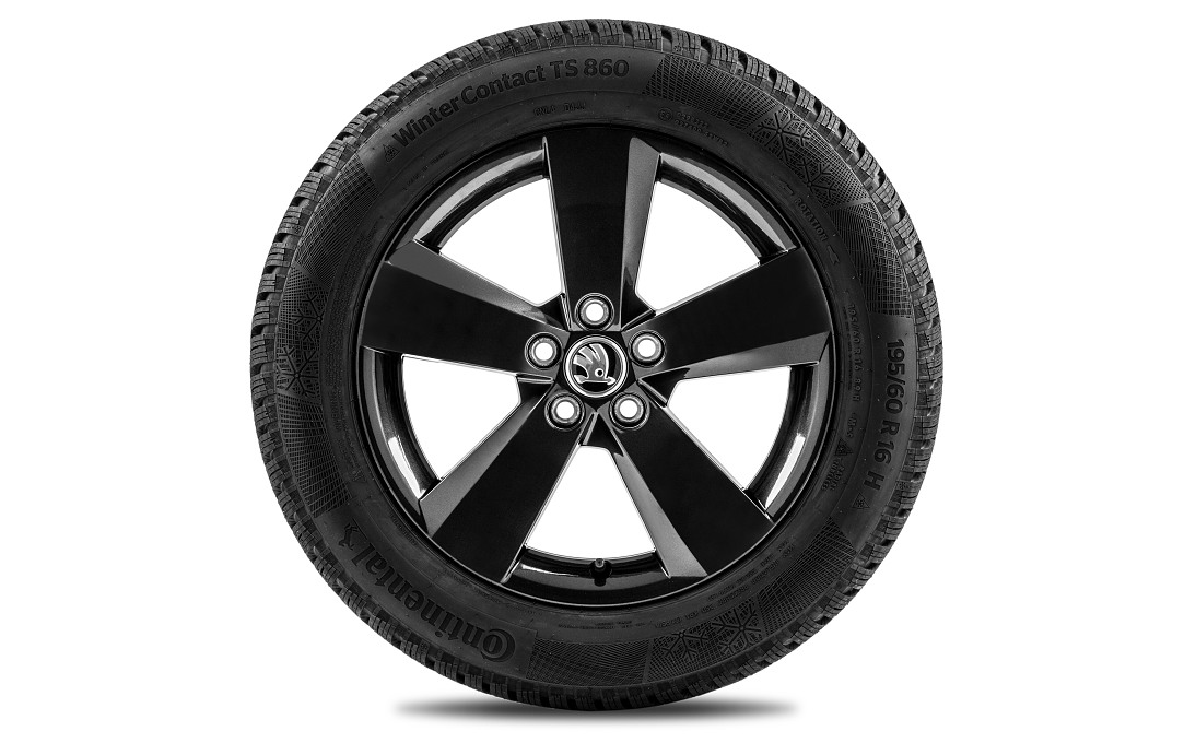 Complete winter alloy wheel NANUQ 16" for SCALA, KAMIQ