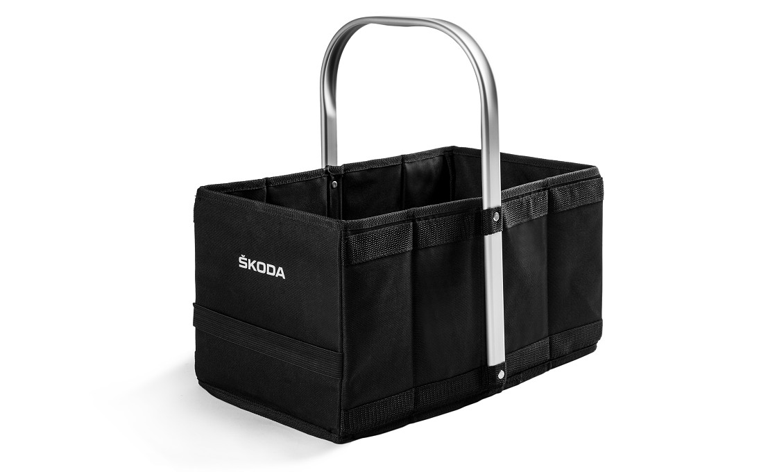 Folding shopping basket