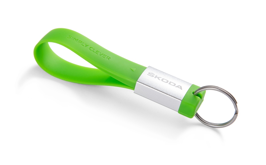 Silicone Keyring with 16GB Flash Drive